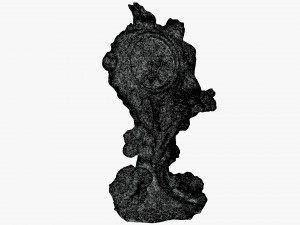Vintage clock V3 C4D added 3D 模型