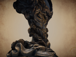 Vintage clock V3 C4D added 3D 模型