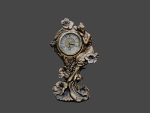 Vintage clock V3 C4D added 3D 模型