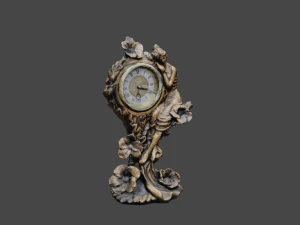 Vintage clock V3 C4D added 3D Model