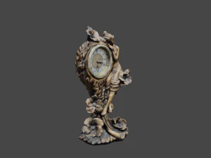 Vintage clock V3 C4D added 3D Model