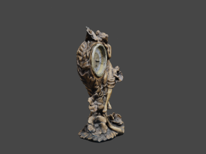Vintage clock V3 C4D added 3D 模型