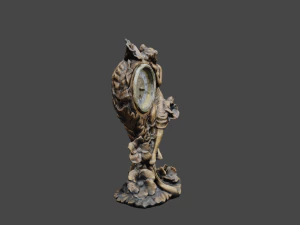 Vintage clock V3 C4D added 3D Model