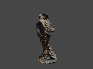 Vintage clock V3 C4D added 3D 模型