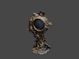 Vintage clock V3 C4D added 3D Model