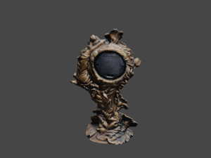Vintage clock V3 C4D added 3D 模型