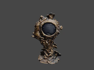 Vintage clock V3 C4D added 3D Model
