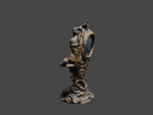 Vintage clock V3 C4D added 3D 模型