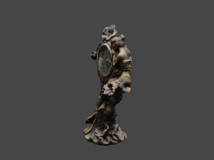 Vintage clock V3 C4D added 3D 模型
