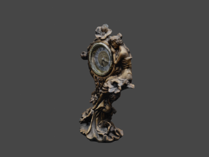 Vintage clock V3 C4D added 3D 模型