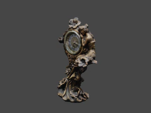 Vintage clock V3 C4D added 3D Model