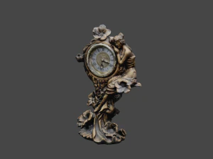 Vintage clock V3 C4D added 3D Model