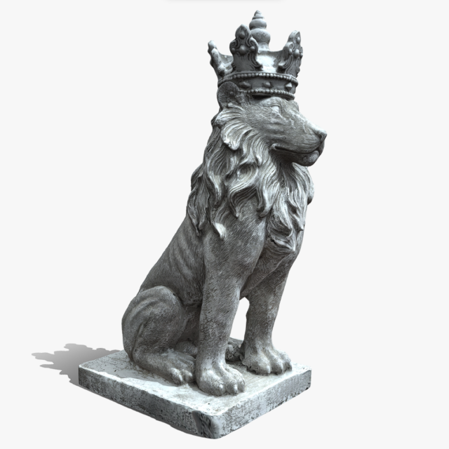 LION Statue C4D added 3D Model .c4d .max .obj .3ds .fbx .stl .blend 