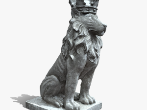 LION Statue C4D added 3D Model