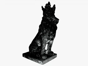 LION Statue C4D added 3D Model