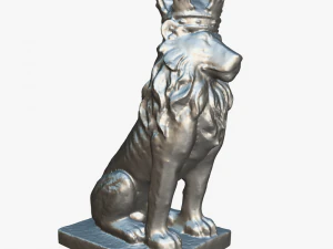 LION Statue C4D added 3D Model
