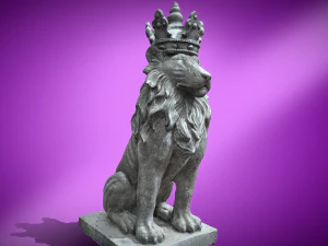 LION Statue C4D added 3D Model
