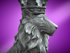 LION Statue C4D added 3D Model