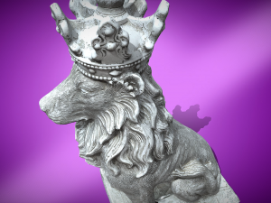 LION Statue C4D added 3D Model