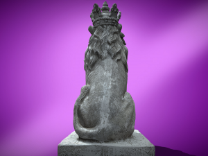 LION Statue C4D added 3D Model