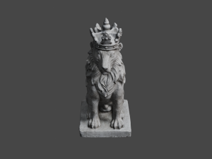 LION Statue C4D added 3D Model