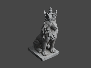 LION Statue C4D added 3D Model