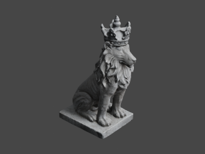 LION Statue C4D added 3D Model