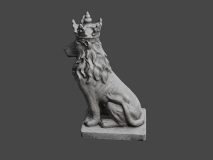 LION Statue C4D added 3D Model