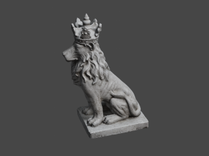 LION Statue C4D added 3D Model