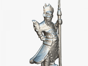 Chinese Guadian1 C4D added 3D Model
