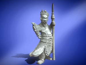 Chinese Guadian1 C4D added 3D Model