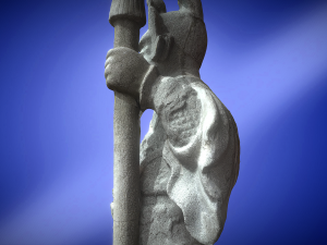 Chinese Guadian1 C4D added 3D Model
