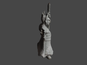 Chinese Guadian1 C4D added 3D Model