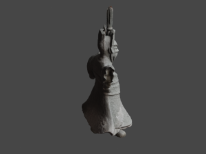 Chinese Guadian1 C4D added 3D Model