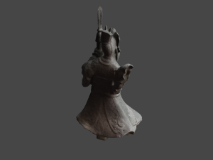 Chinese Guadian1 C4D added 3D Model