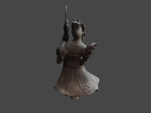 Chinese Guadian1 C4D added 3D Model
