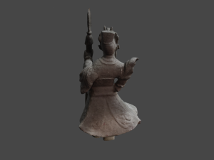 Chinese Guadian1 C4D added 3D Model