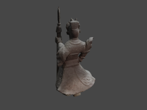 Chinese Guadian1 C4D added 3D Model