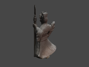 Chinese Guadian1 C4D added 3D Model
