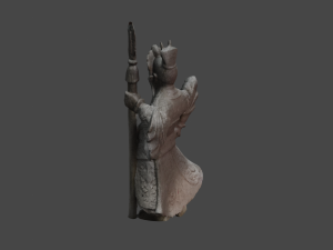 Chinese Guadian1 C4D added 3D Model