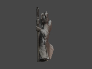 Chinese Guadian1 C4D added 3D Model