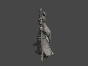 Chinese Guadian1 C4D added 3D Model