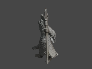 Chinese Guadian1 C4D added 3D Model