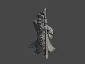 Chinese Guadian1 C4D added 3D Model