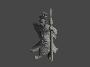 Chinese Guadian1 C4D added 3D Model