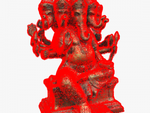 Ganesha 5 Heads C4D added 3D Model