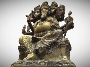 Ganesha 5 Heads C4D added 3D Model
