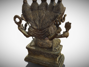Ganesha 5 Heads C4D added 3D Model