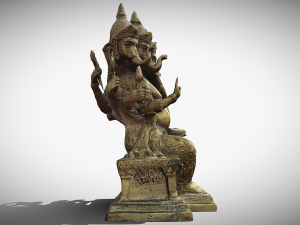 Ganesha 5 Heads C4D added 3D Model