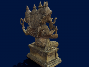 Ganesha 5 Heads C4D added 3D Model